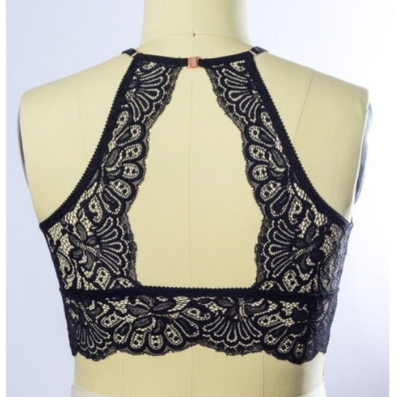 Plus Size Lace Racerback Bralette - Picture 2 of 2